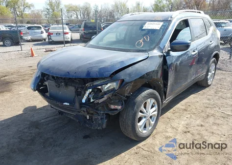 2016 Nissan Rogue S/Sl/Sv z USA, uszkodzony, nr VIN KNMAT2MV6GP708803